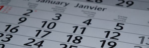 Calendrier de la recherche